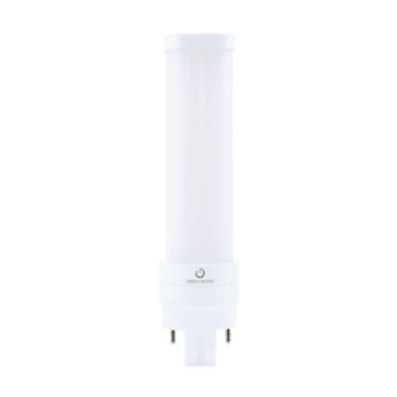 Green Creative 5.5W LED PL Lamp - 2-Pin GX23 Base - Horizontal Installation - Enclosed Fixture Rated - 3500K - 600 Lumens - 120-277V or Ballast Compatible