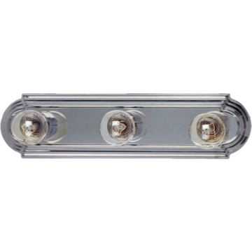Maxim Lighting Essentials 3-Light Racetrack Vanity Light - 120V - Satin Nickel