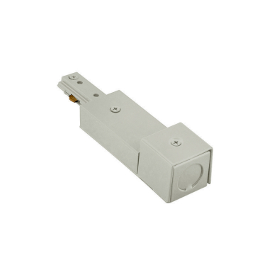 WAC Lighting H-Track Live End BX Connector - 120V - Brushed Nickel
