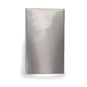 WAC Lighting LED Vertical Scoop Step / Wall Light - 4 Lumens - 3.5W - 3000K - 120V - Brushed Nickel