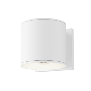 Maxim Lighting Stout Indoor/Outdoor Round Wall Sconce - 3000K - 120-277V - White
