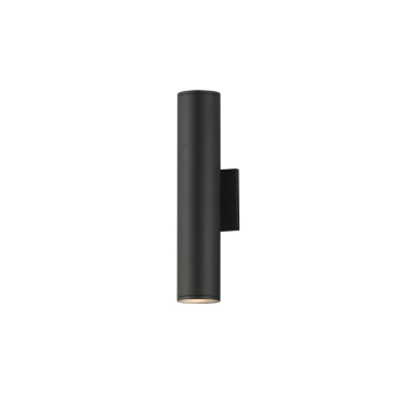 Maxim Lighting Caldera 15" Outdoor Wall Sconce - 1,900 Lumens - 3000K - 120-277V - Black