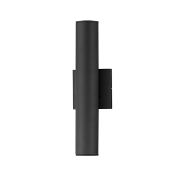Maxim Lighting Calibro LED Outdoor Cylinder Sconce - 15" - 3000K - 120-277V - Black