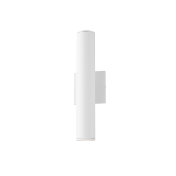 Maxim Lighting Calibro LED Outdoor Cylinder Sconce - 15" - 3000K - 120-277V - White