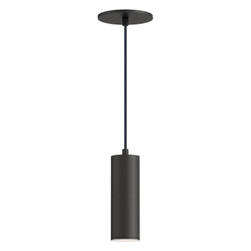 Maxim Lighting Calibro LED Outdoor Cylinder Pendant - 7.5" - 3000K - 120-277V - Black