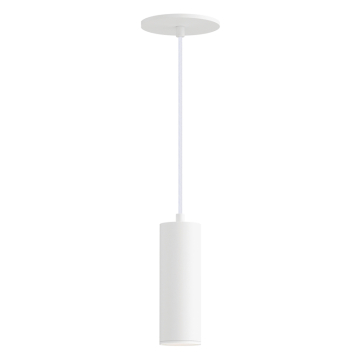 Maxim Lighting Calibro LED Outdoor Cylinder Pendant - 7.5" - 3000K - 120-277V - White