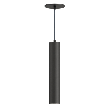 Maxim Lighting Calibro LED Outdoor Cylinder Pendant - 15" - 3000K - 120-277V - Black