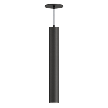 Maxim Lighting Calibro LED Outdoor Cylinder Pendant - 20" - 3000K - 120-277V - Black