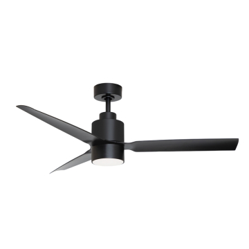 Maxim Lighting Falcon DC 52" Indoor/Outdoor Fan w/ LED Light Kit - 800 Lumens - CCT Selectable - 120V - Black
