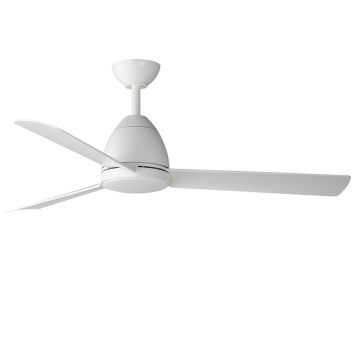 Maxim Lighting Seaborne 52" Marine Grade Ceiling Fan w/ LED Light Kit - 1,230 Lumens - 20W - 3000K - 120V - Matte White
