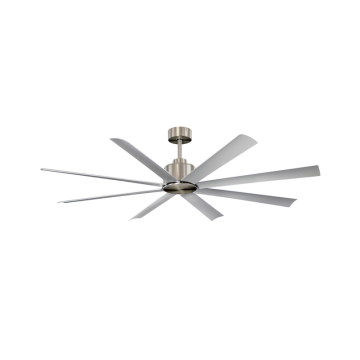 Maxim Lighting Condor 65" 8-Blade Fan - 120V - Satin Nickel