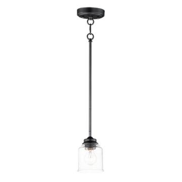 Maxim Lighting Acadia 1-Light Mini Pendant - 120V - Black