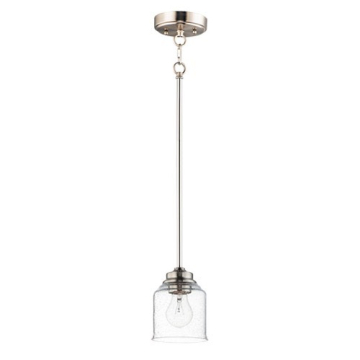 Maxim Lighting Acadia 1-Light Mini Pendant - 120V - Satin Nickel