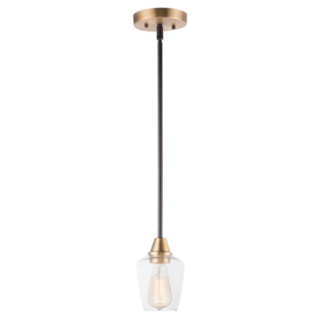 Maxim Lighting Goblet 1-Light Mini Pendant - 120V - Bronze / Antique Brass
