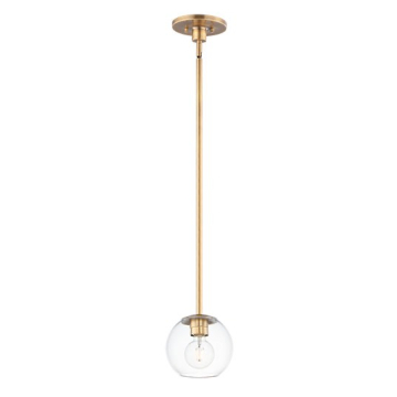 Maxim Lighting Branch 1-Light Mini Pendant - 120V - Natural Aged Brass