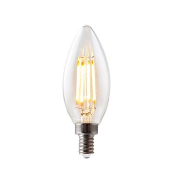 Green Creative VERSA Series B11 LED Filament Lamp - 5.5W - 2700K - 500 Lumens - 120V