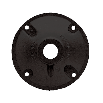 RAB 1 Hole 4" Heavy Duty Cover - Black