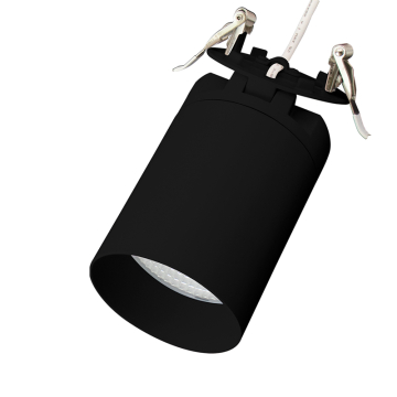 Lotus 3" Floating Torpedo LED Cylinder Light - 15W - CCT Selectable - 1,050 Lumens - 120V - Black