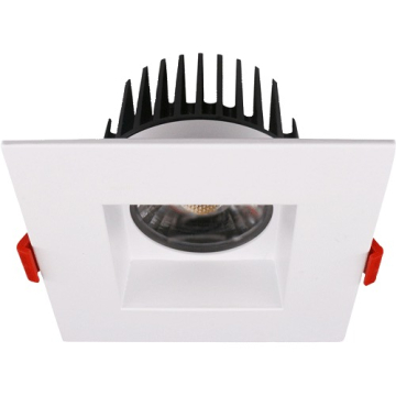 Lotus 4" Square Recessed High Output LED Downlight - 15W - 4000K - 1,050 Lumens - 120V - White