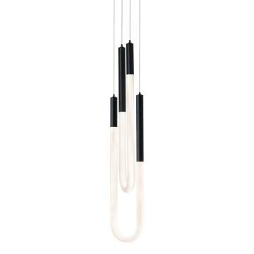 AFX Adel Double LED Pendant - 1,860 Lumens - 26W - CCT Selectable - 120-277V - Black