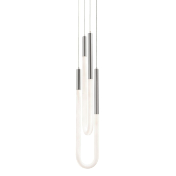AFX Adel Double LED Pendant - 1,860 Lumens - 26W - CCT Selectable - 120-277V - Satin Nickel