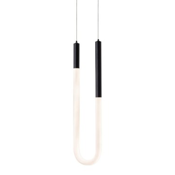 AFX Adel Single LED Pendant - 920 Lumens - 13W - CCT Selectable - 120-277V - Black