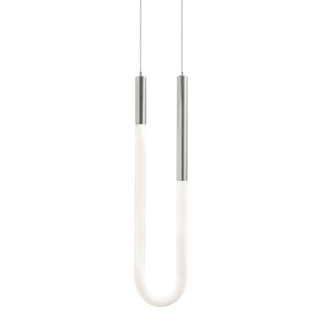 AFX Adel Single LED Pendant - 920 Lumens - 13W - CCT Selectable - 120-277V - Satin Nickel