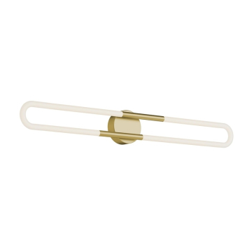 AFX Adel 36" LED Vanity Light - 2,650 Lumens - 34W - CCT Selectable - 120-277V - Light Antique Brass
