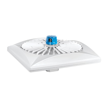RAB 78W LED High Output Pole Top Area Light - Type V - 120-277V Twistlock Photocell - 5000K - 8,368 Lumens - 120-277V - White