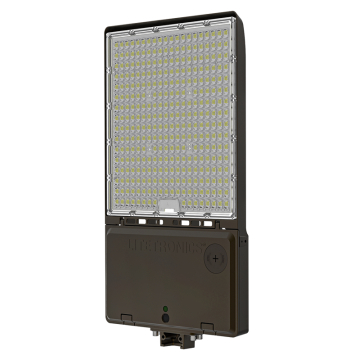 Litetronics LED Area Light Pro - 40,000 Max Lumens - 175 | 200 | 250W - CCT Selectable - 120-480V - Bronze