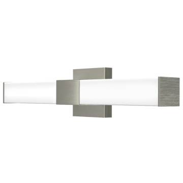 RAB Allure 24" Square LED Vanity Light - 24W - CCT Selectable - 1,700 Lumens - 120V - Brushed Nickel