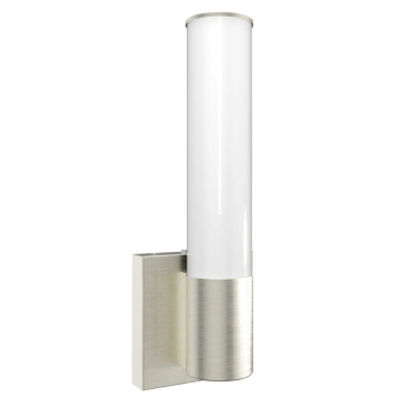 RAB Allure 14" Round LED Vanity Wall Sconce - 16W - CCT Selectable - 1,100 Lumens - 120V - Brushed Nickel