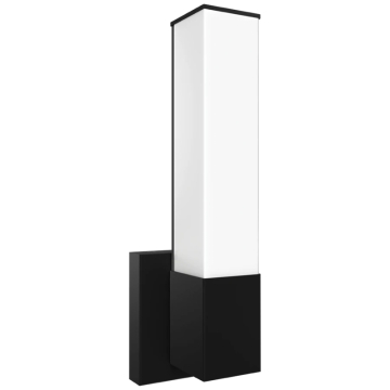 RAB Allure 14" Square LED Vanity Wall Sconce - 16W - CCT Selectable - 1,100 Lumens - 120V - Black