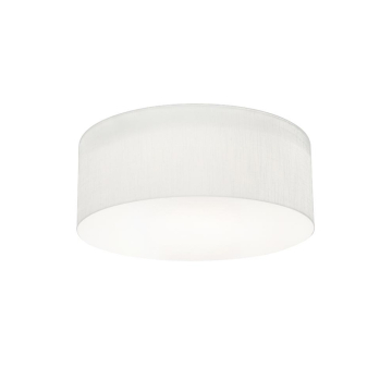 AFX Anton 12" Medium Base Flush Mount - 120V - Linen White