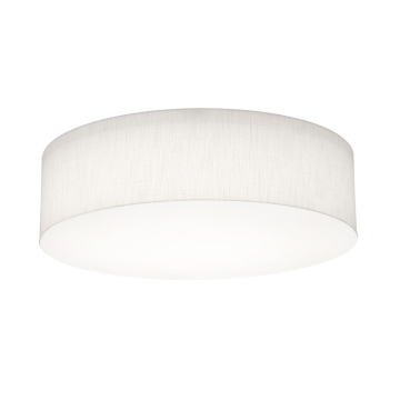 AFX Anton 19" Flush Mount - 120V - Linen White
