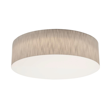 AFX Anton 24" LED Flush Mount - Battery Backup - 42W - CCT Selectable - 120-277V - Jute