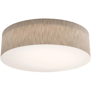 AFX Anton 30" LED Flush Mount - Battery Backup - 60W - CCT Selectable - 120-277V - Jute