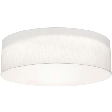 AFX Anton 30" Flush Mount - 120V - Linen White