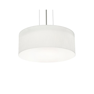 AFX Anton 12" Pendant - 120V - Satin Nickel / Linen White