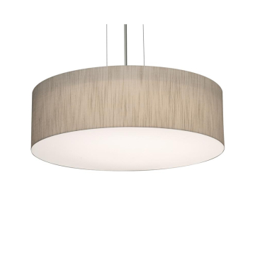AFX Anton 15" LED Pendant - 30W - CCT Selectable - 120-277V - Satin Nickel / Jute