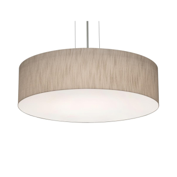 AFX Anton 19" Pendant - 120V - Satin Nickel / Jute