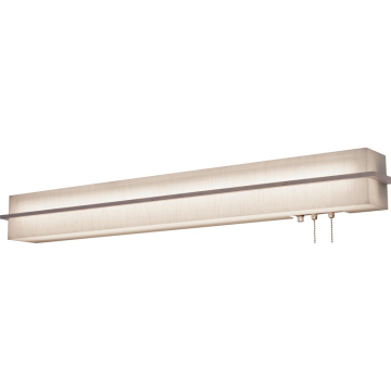 AFX Apex 38" LED Overbed Light - 3000K - 120V - Weathered Grey / Linen White