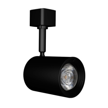 Green Creative Atom LED Track Head - 7W - 3500K - 35° Beam Angle - 120V - Halo Adapter - Black
