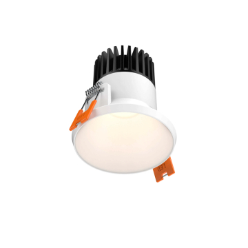 DALS Nest 2" LED Round Almost Trimless Downlight - 650 Lumens - 8W - CCT Selectable + Dim to Warm - 120V - White