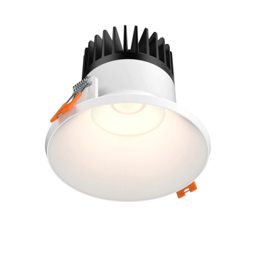 DALS Nest 4" LED Round Almost Trimless Downlight - 1,220 Lumens - 14W - CCT Selectable + Dim to Warm - 120V - White