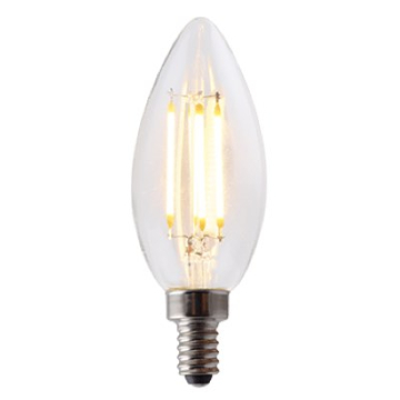 Green Creative VERSA Series B11 LED Filament Lamp - 2W - 2700K - 200 Lumens - 120V