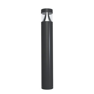 RAB B17 LED Bollard - 3,409 Max Lumens - 14 | 19 | 24W - CCT Selectable - Flat Top Round - 120-277V - Bronze - Battery Backup