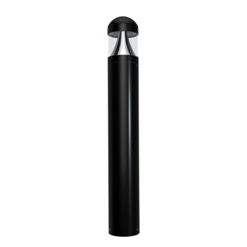 RAB B17 LED Round Bollard - Dome Top - CCT Selectable - 120-277V - Black
