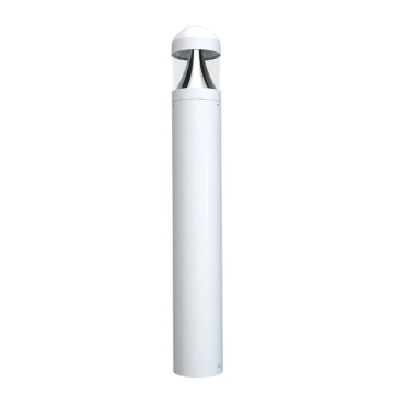 RAB B17 LED Round Bollard - Dome Top - CCT Selectable - 120-277V - White