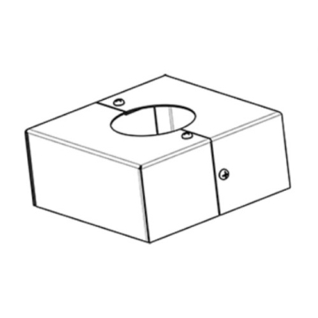 RAB Base Cover for 4" Round Slipfitter Poles